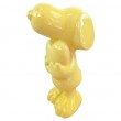 Figurine céramique chien Snoopy jaune avec cœur inspirée des Peanuts 20 cm - 1