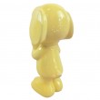 Figurine céramique chien Snoopy jaune avec cœur inspirée des Peanuts 20 cm - 3
