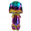 Figurine céramique Snoopy irisée holographique avec cœur 20 cm - 2