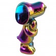 Figurine céramique Snoopy irisée holographique avec cœur 20 cm - 5