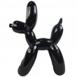 Statue chien ballon céramique noire laquée style pop art 50 cm - 1