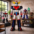Statue Goldorak en résine XXL 150 cm robot géant déco - 7