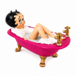 Statue Betty Boop en résine dans sa baignoire 15 cm - 1