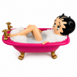 Statue Betty Boop en résine dans sa baignoire 15 cm - 2