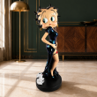 Statue Betty Boop en résine robe de soirée et chien 100 cm - 6
