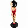 Statue Betty Boop en résine golfeuse robe rouge 94 cm - 1