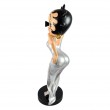 Statue Betty Boop en résine photographe robe argentée 94 cm - 3
