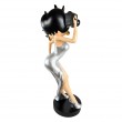 Statue Betty Boop en résine photographe robe argentée 94 cm - 4