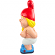 Statue nain de jardin gnomette humour en résine 60 cm - 3