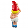 Statue nain de jardin gnomette humour en résine 60 cm - 4
