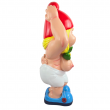 Statue nain de jardin gnomette humour en résine 60 cm - 5