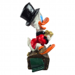 Statue picsou en résine sur coffre au trésor 50 cm - 2