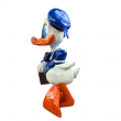 Statue Donald voyageur en résine avec valise 50 cm - 2