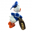 Statue Donald voyageur en résine avec valise 50 cm - 3