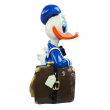Statue Donald voyageur en résine avec valise 50 cm - 4