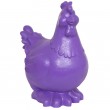 Statue en résine poule violette - 42 cm