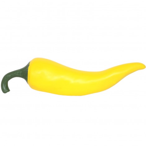 Statue légume en résine Piment jaune - 68 cm