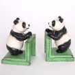 Serre-livres statue panda en fonte - 13.5 cm