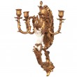 Bougeoir applique en résine statue ange candélabre torchère hauteur - 50 cm