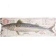 Tableau en bois (poisson maquereau) - 90 cm