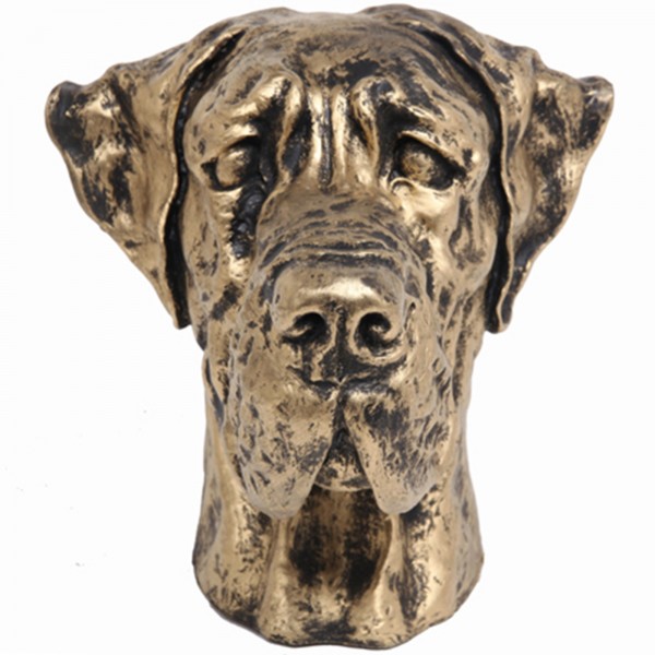 Dogue allemand, porte-clés couvert d'argent, de qualité supérieure Art Dog  FR