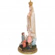Statue vierge Marie trois enfants et mouton en résine - 40 cm