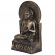 Statue bouddha couleur dorée position du lotus - 52 cm