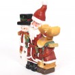 Lampe statue père noël bonhomme de neige et élan en résine - 30 cm