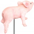 Statue cochon rose à planter (Alexandre) - 27 cm