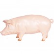 Statue cochon en résine rose 97 cm
