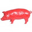 Statue en résine cochon rouge (Thomas) - 97 cm