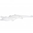 Statue crocodile blanc (Albert) - 100 cm