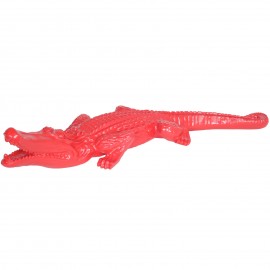 Statue crocodile rouge (Alexandre) - 100 cm