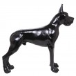 Statue en résine CHIEN dogue allemand noir - 120 cm