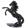 Statue en résine CHEVAL cabré noir - 90 cm