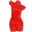 Statue en résine buste de mannequin femme rouge (Sophie) - 47 cm