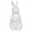 Statue Lapin blanc en résine 53 cm