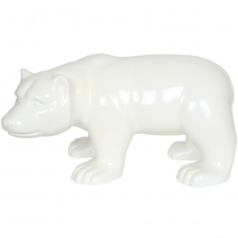 Statue en résine ours blanc (Bakou) - 52 cm