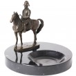 Statue en bronze cendrier napoléon à cheval - 20 cm