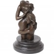 Statue érotique en bronze femme tronc nue - 18 cm