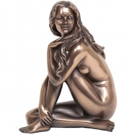Statue érotique femme nue en résine (Laura) - 13 cm