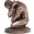 Statue érotique homme nu en résine (Luc) - 12 cm