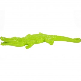 Statue crocodile vert (Achille) - 100 cm