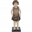 Statue en résine fillette qui se tiens la jupe - 60 cm