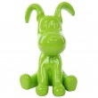 Statue Snoopy en résine vert 28 cm