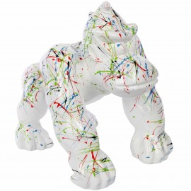 Statue en résine Donkey Kong gorille singe astre fond blanc - Noé - 45 cm