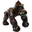 Statue en résine Donkey Kong gorille singe astre fond noir - Nono - 45 cm