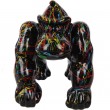 Statue en résine Donkey Kong gorille singe astre fond noir - Nono - 45 cm
