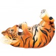Porte-bouteille, en résine statue tigre marron - 24 cm
