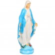 Statue religieuse vierge marie au voile bleu en résine - 98 cm